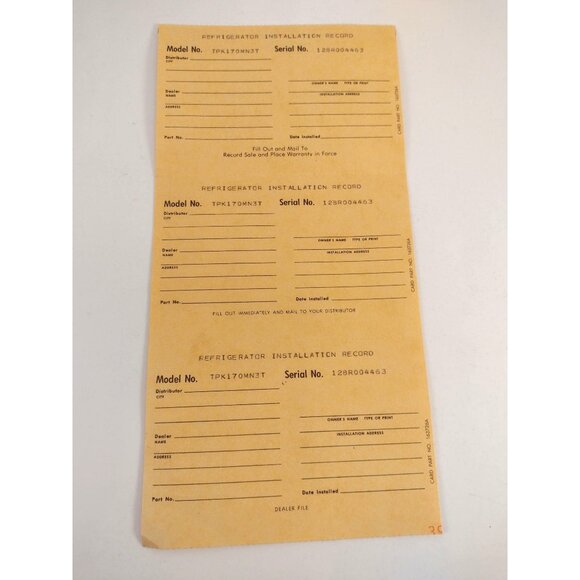 Vintage Kelvinator Appliance Warranty Postcard Set Advertisement Collectible - Picture 3 of 7